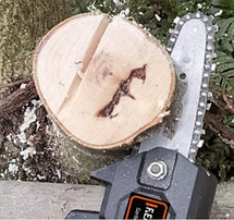 Мини-пила аккумуляторная цепная Mini Electric Chainsaw, фото 3