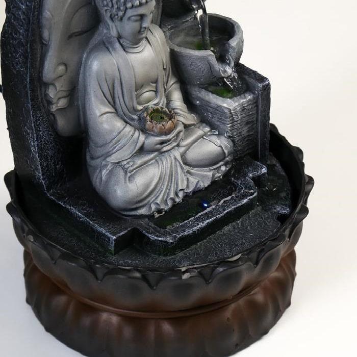 Фонтан декоративный «Серый будда с водопадом» - фото 4 - id-p206310386