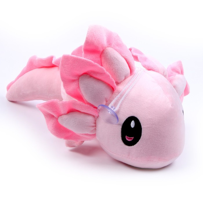 Мягкая игрушка «Аксолотль» 35см, цвет розовый - фото 1 - id-p206310394