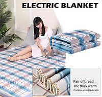 Электроодеяло с подогревом Electric Under blanket 1500 mm x 700 mm (2 режима обогрева, пульт управления)