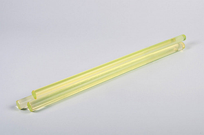 Полиуретан стержень Ф 20 мм ШОР А83 Китай (500 мм, 0.25 кг, жёлтый)