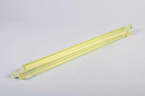Полиуретан стержень Ф 20 мм ШОР А83 Китай (500 мм, 0.25 кг, жёлтый) - фото 1 - id-p206380409
