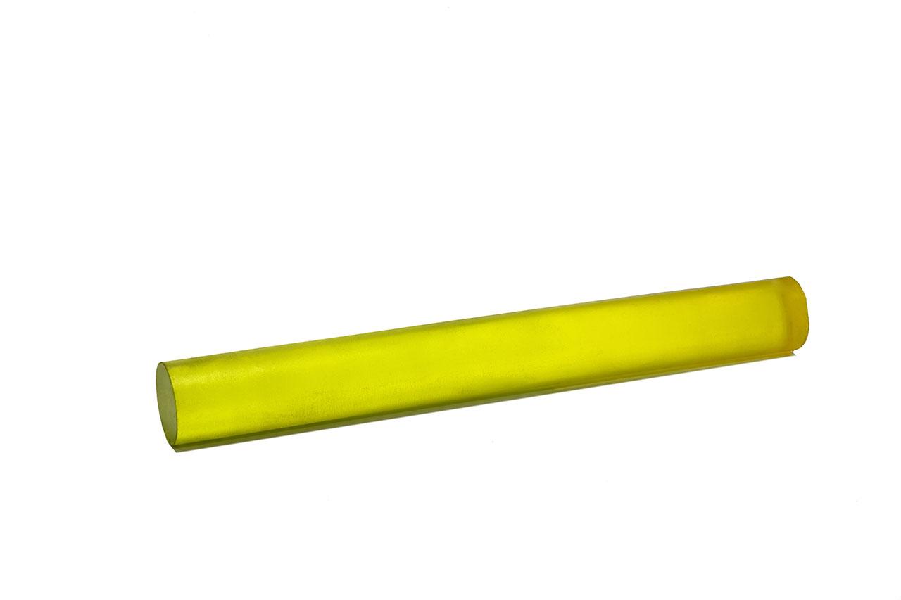 Полиуретан стержень Ф 60 мм ШОР А83 Китай (500 мм, 1.9 кг, жёлтый) - фото 2 - id-p206393090