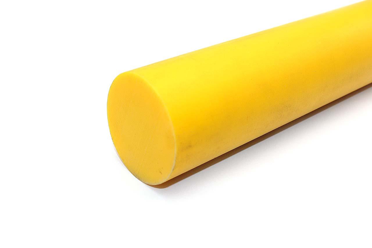Полиуретан стержень Ф 60 мм ШОР А95 Китай (500 мм, 1.9 кг, жёлтый) - фото 1 - id-p206393091