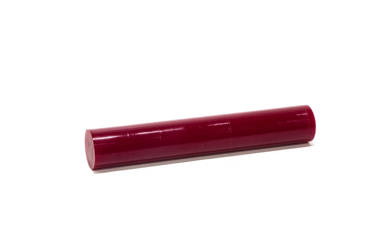 Полиуретан стержень Ф 65 мм (400 мм, 1.7 кг, красный, ШОР А85) Россия - фото 4 - id-p206393092