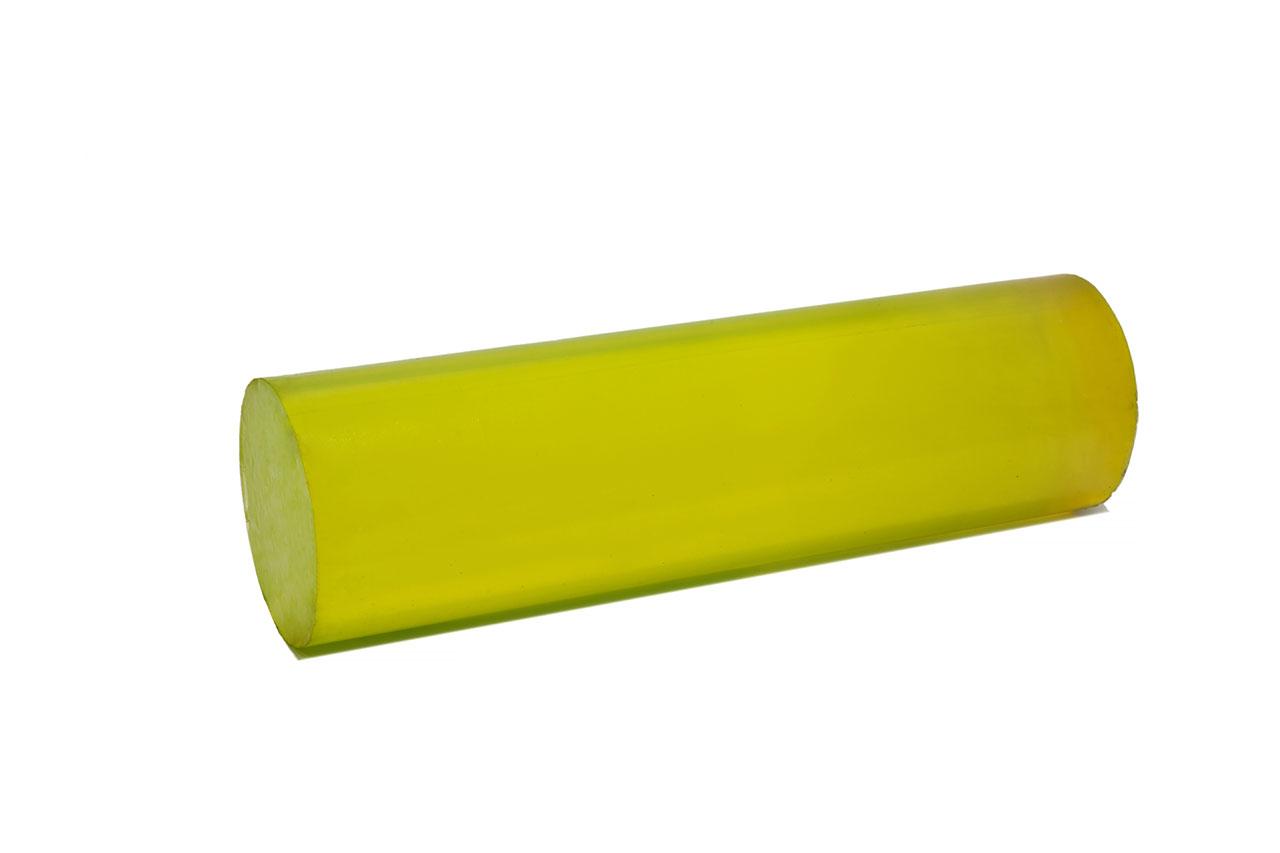 Полиуретан стержень Ф 150 мм ШОР А83 Китай (500 мм, 11.5 кг, жёлтый) - фото 2 - id-p206393109