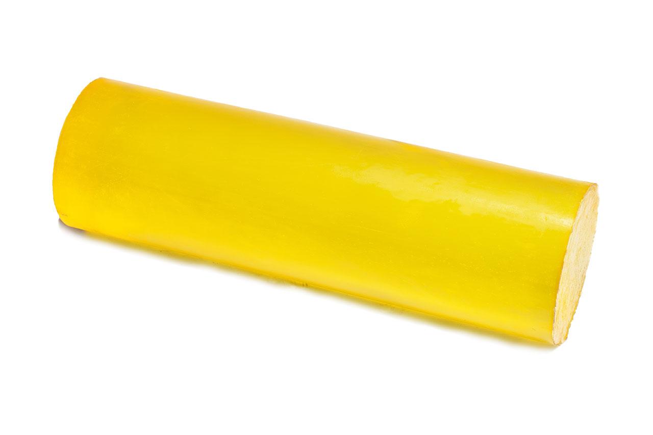 Полиуретан стержень Ф 150 мм ШОР А83 Китай (500 мм, 11.5 кг, жёлтый) - фото 4 - id-p206393109