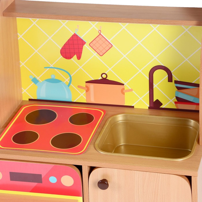 Игровой набор Кухня Машенька мойка МИКС, 684х400х1002, Цветной - фото 5 - id-p206407566