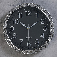 Часы настенные, серия: Интерьер, "Офелия", дискретный ход, d-31 см