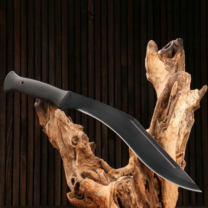 Нож-кукри туристический "Джунгли" клинок 29см, черный - фото 1 - id-p206417265