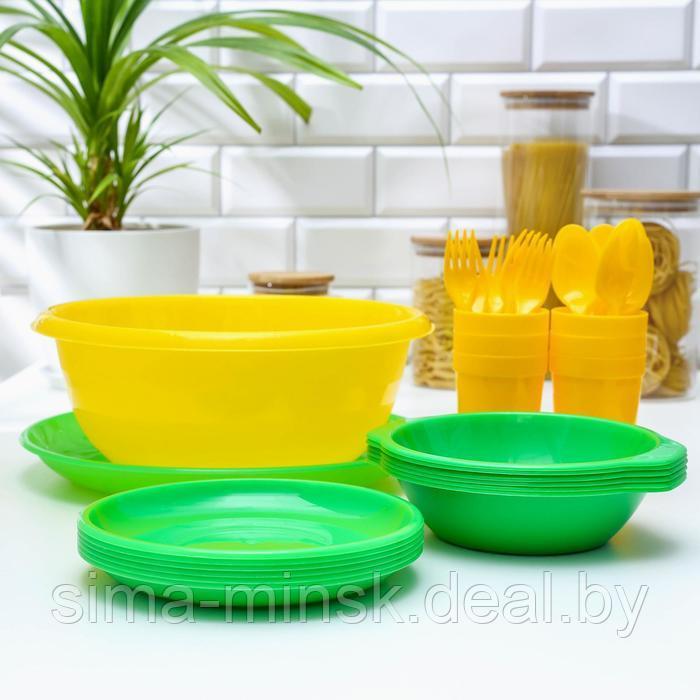 Набор посуды Альт-Пласт «Всегда с собой», на 6 персон, 32 предмета - фото 8 - id-p206431416