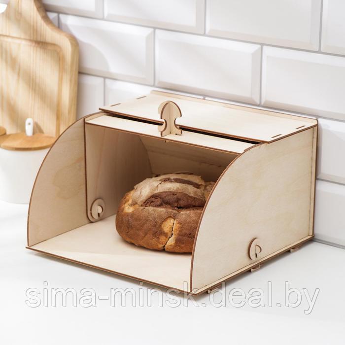 Хлебница деревянная, 26×26×15 см - фото 3 - id-p206431431