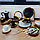Набор столовых приборов из нержавеющей стали Magistro «Версаль», 4 предмета, цвет ручек белый, фото 9