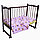Комплект в кроватку для девочки одеяло(110*140см) с подушкой(40*60см) бязь,синтепон, МИКС, фото 6