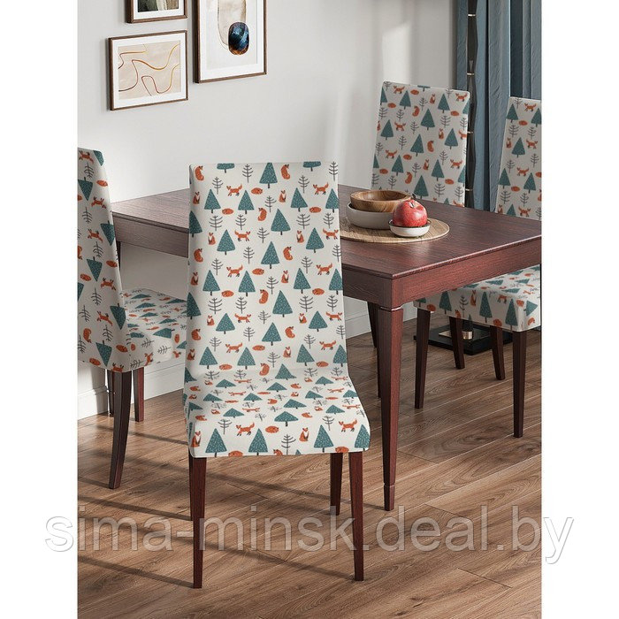 Декоративный чехол на стул со спинкой - фото 3 - id-p206434199