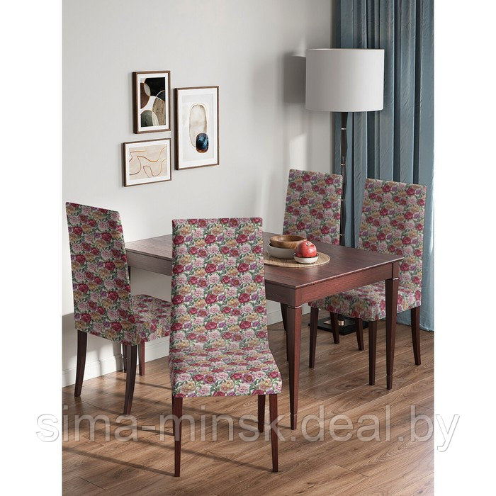 Декоративный чехол на стул со спинкой - фото 4 - id-p206434207