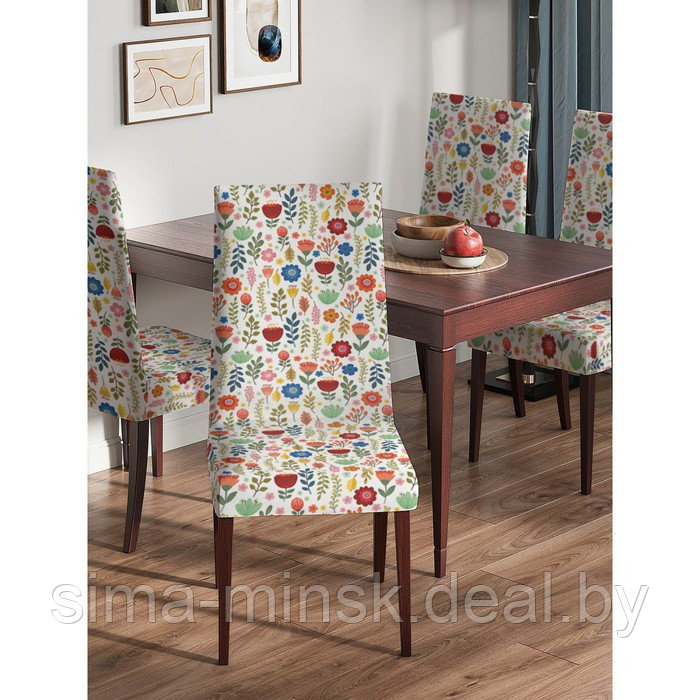 Декоративный чехол на стул со спинкой - фото 3 - id-p206434212