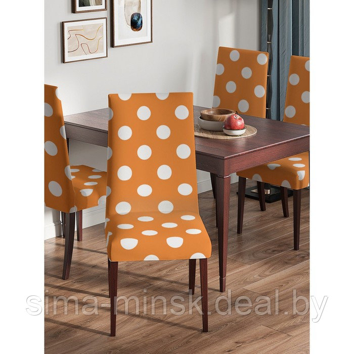 Декоративный чехол на стул со спинкой - фото 3 - id-p206434215