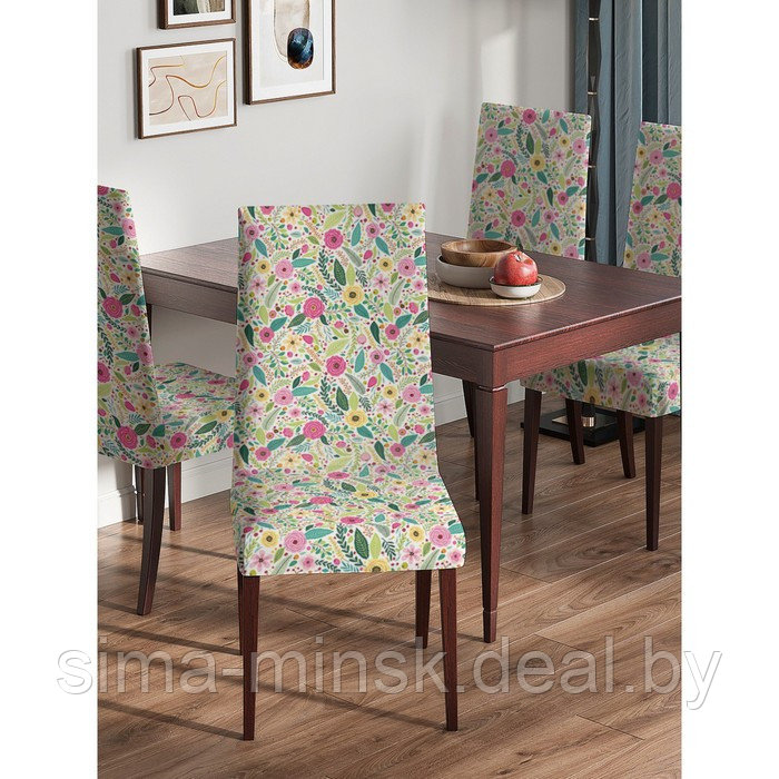 Декоративный чехол на стул со спинкой - фото 3 - id-p206434387