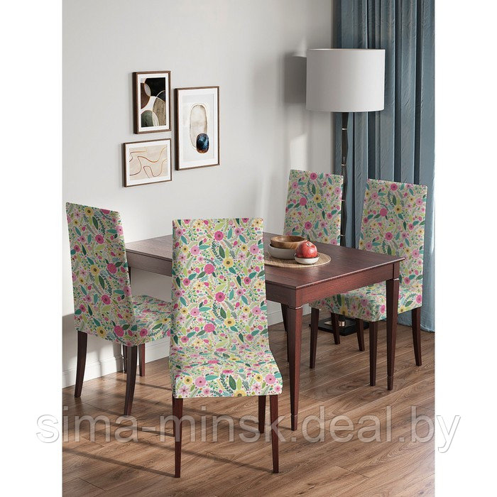 Декоративный чехол на стул со спинкой - фото 4 - id-p206434387