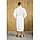 Халат мужской, шалька, размер 48, цвет белый, вафля, фото 3