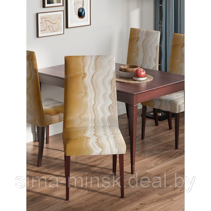 Декоративный чехол на стул со спинкой - фото 3 - id-p206434397