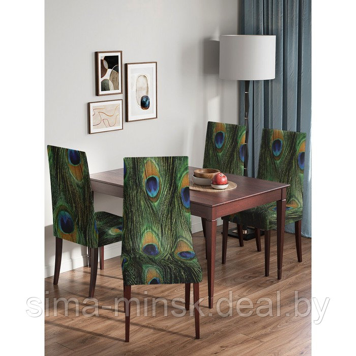Декоративный чехол на стул со спинкой - фото 4 - id-p206434402