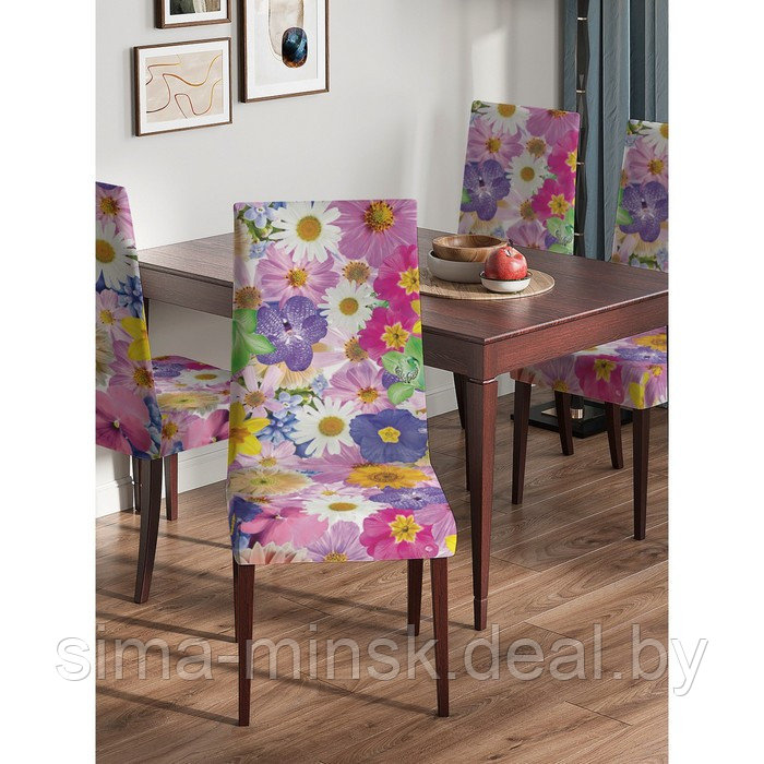 Декоративный чехол на стул со спинкой - фото 3 - id-p206434408