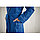 Халат мужской, шалька+кант, размер 52, цвет синий, вафля, фото 4