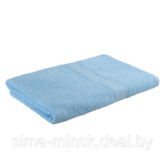 Полотенце махровое, размер 50x90 см, цвет голубой - фото 1 - id-p206437068