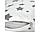 Подушка ортопедическая валик с лузгой гречихи, размер 20х50 см, звезды, цвет белый, фото 4