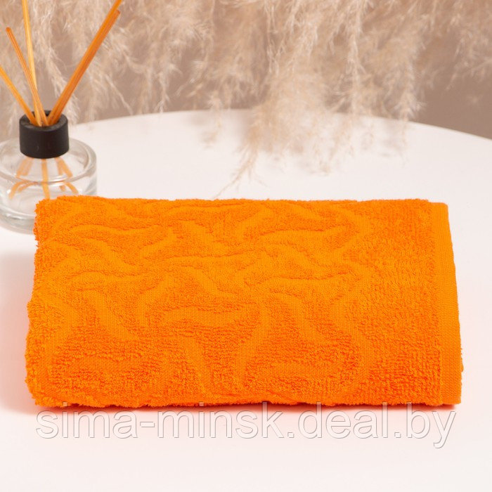 Полотенце махровое «Радуга» цвет оранжевый, 100х150, 295 гр/м - фото 1 - id-p206435662
