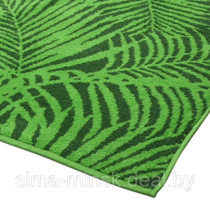 Полотенце махровое Tropical color, 100х150 см, цвет зелёный - фото 5 - id-p206435668
