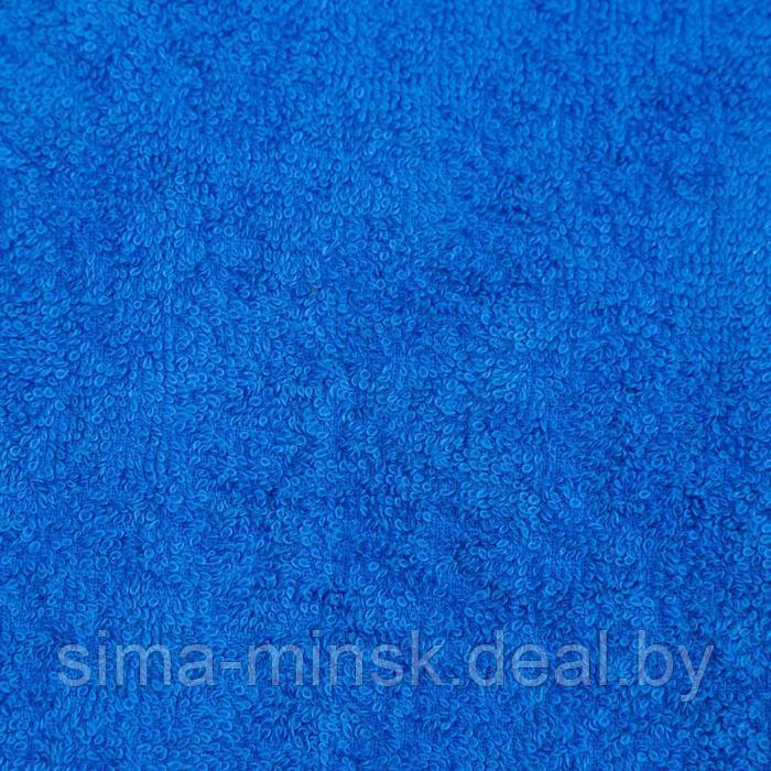 Полотенце махровое Экономь и Я 70х130 см, цв. синий, 100% хлопок, 320 гр/м2 - фото 2 - id-p206436423