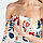 Полотенце для бани «Цветочное поле» женское парео, 80х150±4 см, 100% хл, ваф. полотно, 160 гр/м2, фото 4