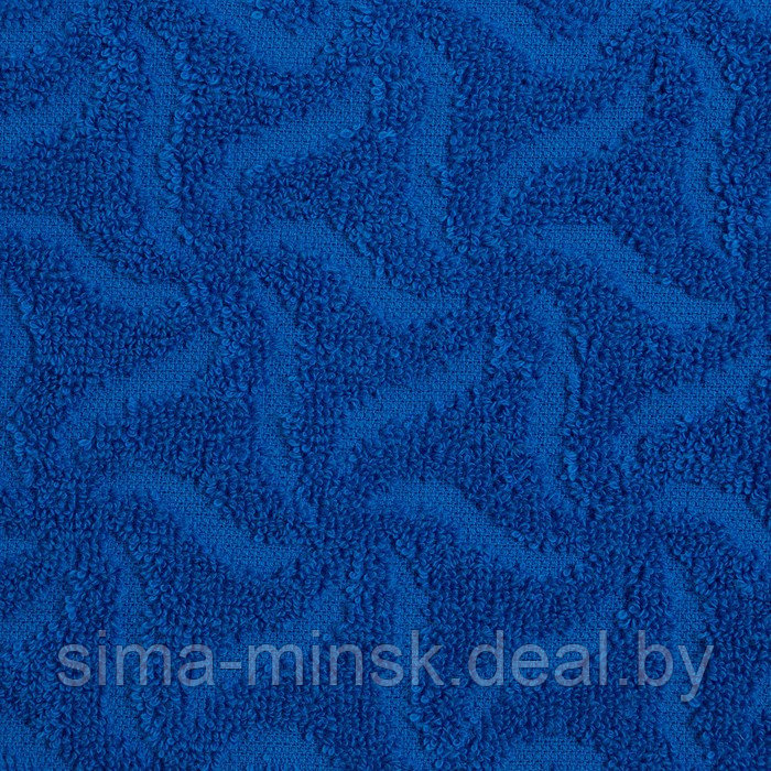 Полотенце махровое «Радуга» 100х150 см, цвет синий - фото 4 - id-p206436432