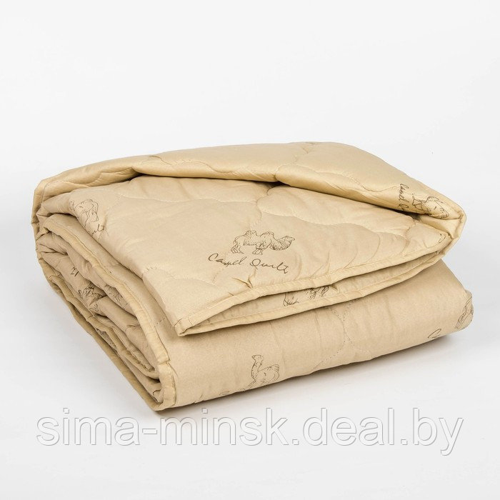 Одеяло Адамас «Верблюжья шерсть», размер 172х205 ± 5 см, 300гр/м2, чехол п/э