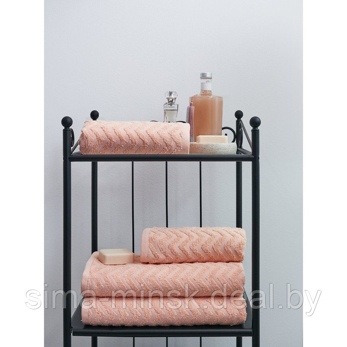 Полотенце махровое Peach, размер 50х90 см, цвет розовый - фото 1 - id-p206437146