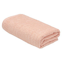 Махровое полотенце, размер 70х130 см, цвет персиковый