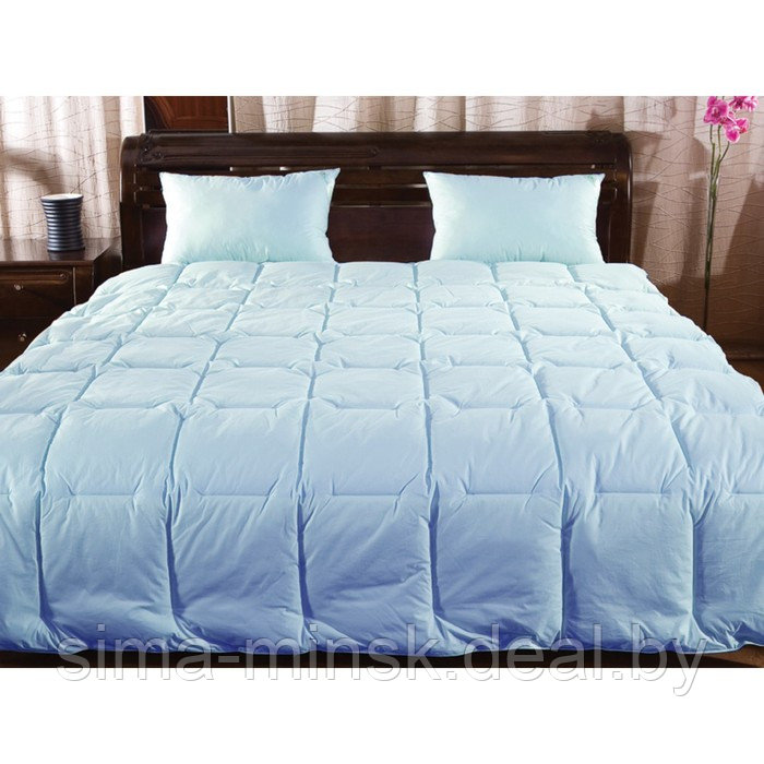 Пуховое одеяло Tiziana, размер 140x205 см, цвет голубой - фото 1 - id-p206443409