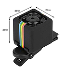 Беспроводная мини камера SQ11 Mini DV 1080P / Мини видеорегистратор/ Спорт - камера/ Ночная съемка и датчик дв, фото 4