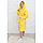 Халат для девочки, рост 152 см, лимонный, вафля, фото 3