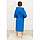 Халат детский вафельный, рост 158 см, цвет синий, фото 4