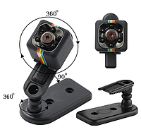 Беспроводная мини камера SQ11 Mini DV 1080P / Мини видеорегистратор/ Спорт - камера/ Ночная съемка и датчик дв