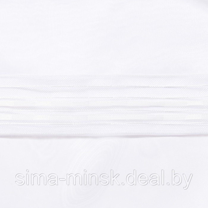 Тюль «Этель» 140×300 см, цвет белый, вуаль, 100% п/э - фото 3 - id-p206452218