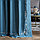 Комплект штор «Бриджит», размер 2х200х270 см, цвет голубой, фото 2