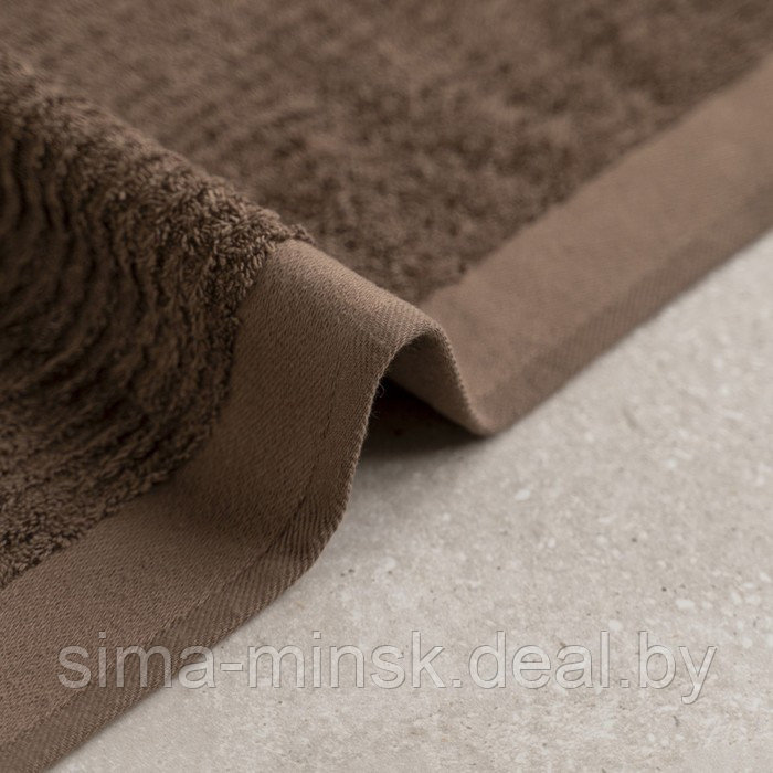 Полотенце махровое «Лайн», размер 50х90 см, цвет коричневый - фото 2 - id-p206437244