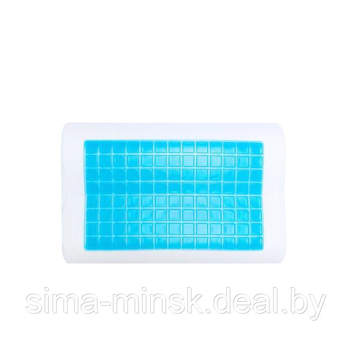 Подушка Memory Foam Wave Gel, размер 60х40х13/11 см - фото 3 - id-p206444586