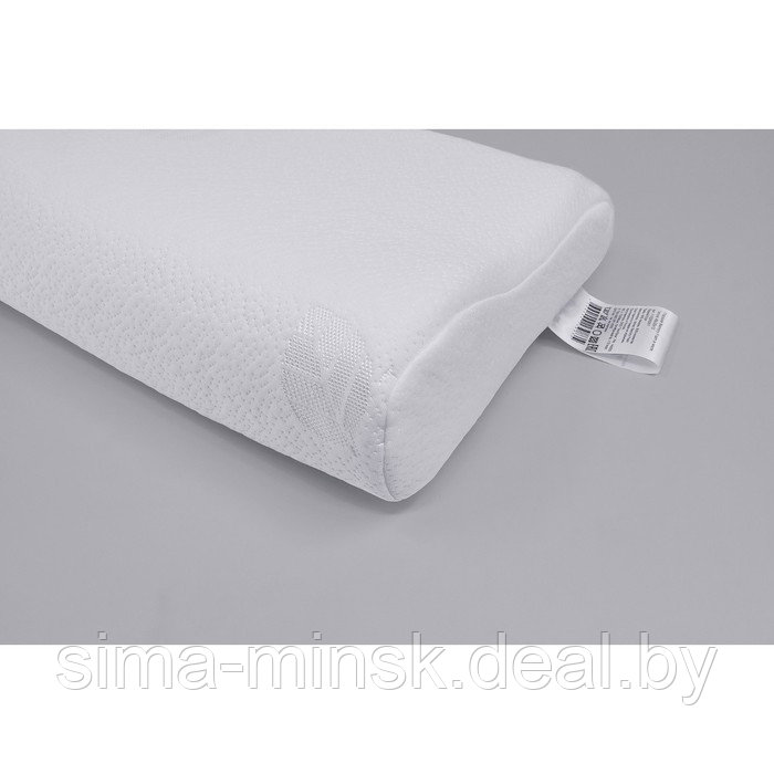 Ортопедическая подушка в Memory Foam в Fito-чехле Tencel, размер 50x30x10/7 см, цвет белый - фото 3 - id-p206444587