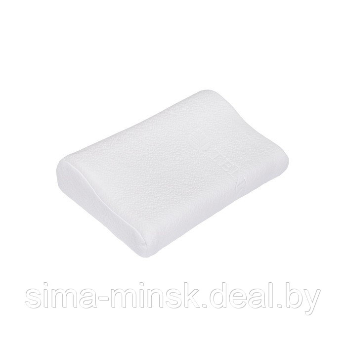 Ортопедическая подушка в Memory Foam в Fito-чехле Tencel, размер 50x30x10/7 см, цвет белый - фото 4 - id-p206444587